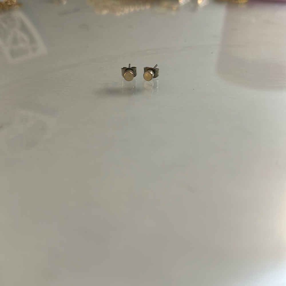 Gold Studs.
